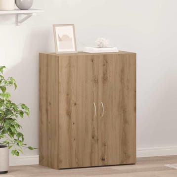 vidaXL Kantoorkast Artisanaal eiken 70 x 32 x 77.5 cm, Verzenden, Nieuw
