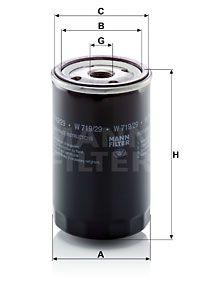 MANN Filter Oliefilter W 719/29, Ophalen of Verzenden, Nieuw, Overige automerken