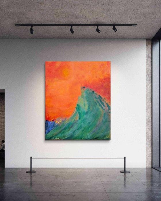 Tam Monteiro (1982, Portugal) - The Wave - NO Reserve - XXL, Antiquités & Art, Art | Peinture | Moderne