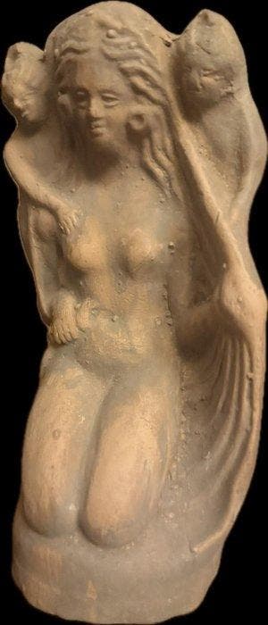 Aardewerk, Replica van een oude Griekse statuette uit, Collections, Minéraux & Fossiles