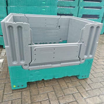 Kunststof Palletbox inklapbaar 100x120 gebruikt - Voordelig!, Gebruikt, 100 cm of meer, Opvouwbaar, 60 cm of meer