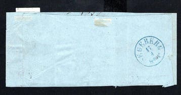 Schleswig-Holstein 1864 - 1 1/4 S. met nr.-stempel „128”,, Gestempeld