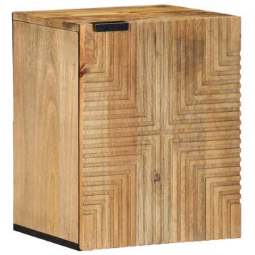 vidaXL Badkamerhangkast 38x33,5x48 cm massief mangohout, Verzenden, Nieuw