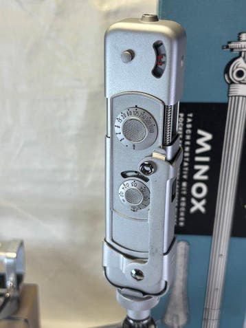 Minox BL + veel accessoires , mooie set Subminiatuur camera, Nieuw