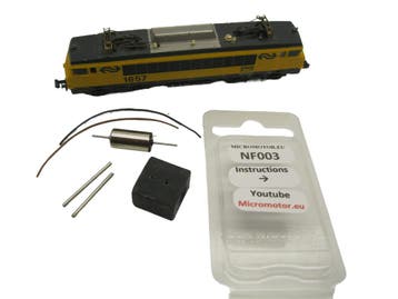 micromotor NF003G N ombouwset voor fleischmann NS1600 SNCF, Hobby en Vrije tijd, Modeltreinen | N-Spoor, Overige merken, Gelijkstroom