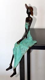 Derme Abdoulaye - Sculpture, Sculpture en bronze –, Antiquités & Art