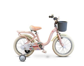 Zonix Meisjesfiets 16 Inch Licht Pastelroze Kinderfiets Met, Ophalen of Verzenden, Nieuw