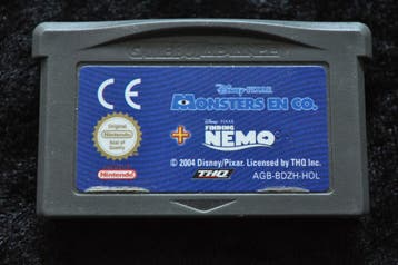 2 In 1 Games Monster en Co , Finding Nemo Gameboy Advance, Consoles de jeu & Jeux vidéo, Jeux | Nintendo Game Boy, Verzenden