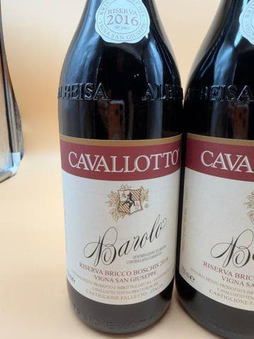Cavallotto, Barolo Bricco Boschis riserva Vigna San Giuseppe, Nieuw