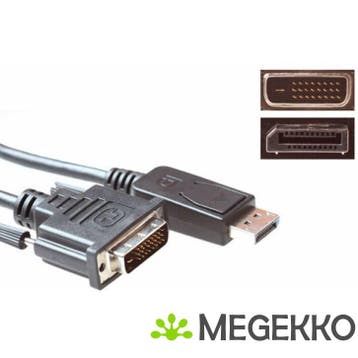 ACT Verloopkabel DisplayPort male naar DVI male  1.80 m, Verzenden