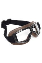 Goggles Motorbril Skibril Bril Donkerbruin Montuur Transpara, Ophalen of Verzenden, Nieuw