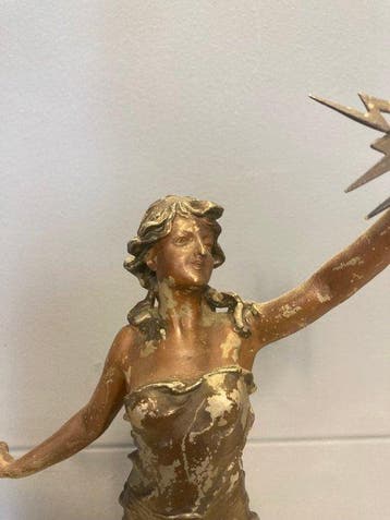 Auguste Moreau (1834-1917) - Beeld, Mythologische dame - 40