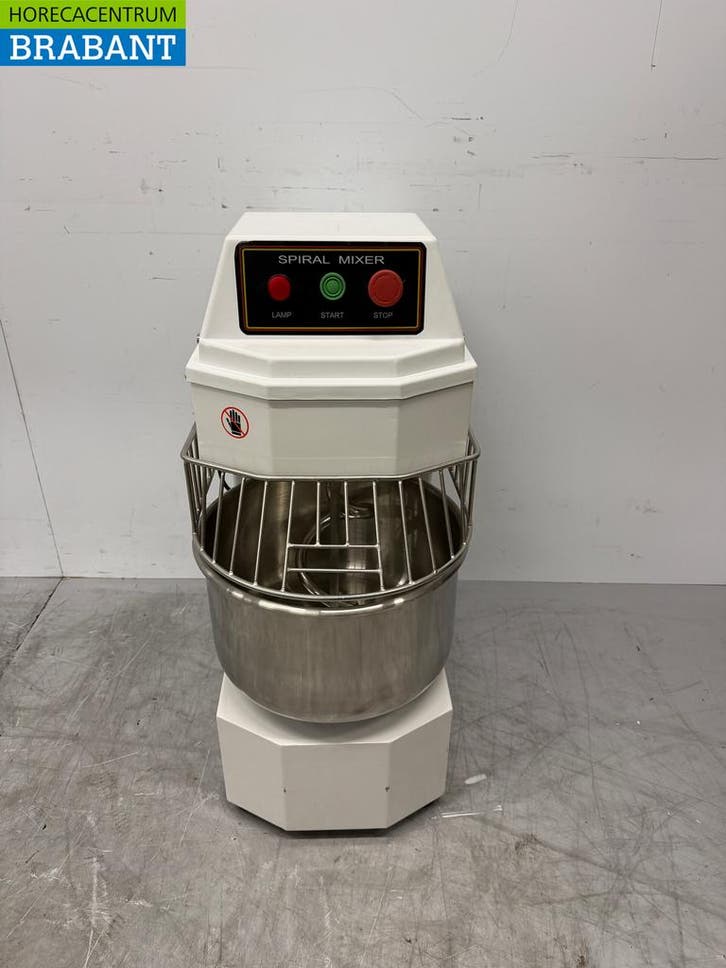 Pétrin à spirale Combisteel en acier inoxydable 20 litres, Zakelijke goederen, Horeca | Keukenapparatuur, Verzenden