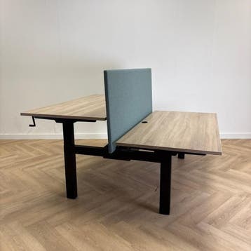 duo slingerbureau + wand 160x80 cm per werkplek. midden, Huis en Inrichting, Gebruikt