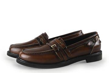 Stefano Lauran Loafers in maat 41 Bruin, Kleding | Dames, Schoenen, Bruin, Verzenden, Overige typen, Zo goed als nieuw