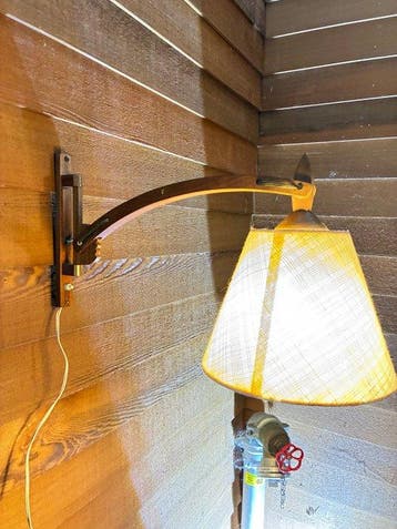 T. Zweers - Lamp - Teak - Zwenklamp