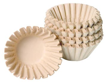 Koffiefilters papier | 250 stuks | 150x150x85(h)mm, Verzenden, Nieuw in verpakking