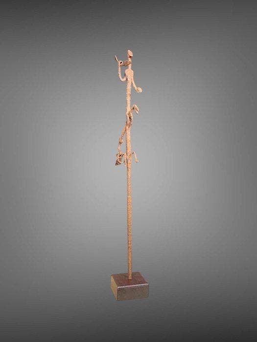 Fetisch van het kerkhof – Dogon - ijzeren fetisj - Dogon -, Antiquités & Art, Art | Art non-occidental