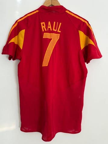 Spain - Euro 2004 Portugal Home Shirt - Raúl #7 - Size XL, Collections