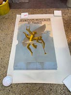 Paul Colin - Mercure Publicite9 - Jeunesses Musicales de, Antiek en Kunst, Kunst | Tekeningen en Fotografie