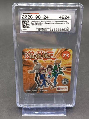 Konami Yu-Gi-Oh! Flix-Pix Merlin #23 Seto Kaiba Blue-Eyes
