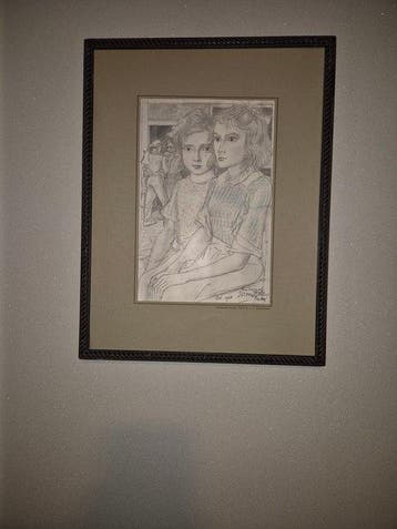 Jan Toorop (1858-1928) - Twee Zusjes uit de Volks, Antiek en Kunst