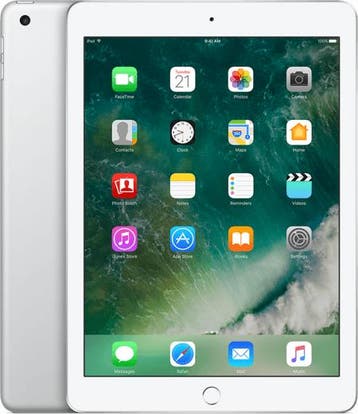 Als nieuw Apple iPad 5 128GB (model 2017) wit 9.7 Wifi (4G), Ophalen of Verzenden