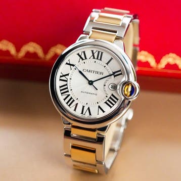 Cartier - Ballon Bleu 18k Gold Two Tone Date - 3001 - Heren