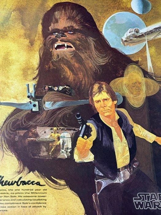 20th Century Fox - Star Wars – Chewbacca – Original Poster, Collections, Cinéma & Télévision