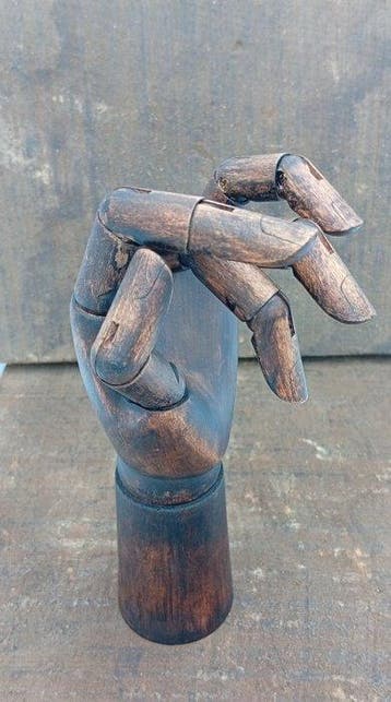 Mannequin - Mano articolata in legno - Bois, Antiquités & Art