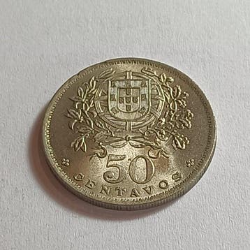 Portugal. Republic. 50 centavos 1929 (Zonder minimumprijs)