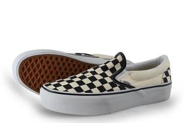 Vans Instappers in maat 40 Zwart, Kleding | Heren, Schoenen, Verzenden, Zwart, Overige typen, Zo goed als nieuw