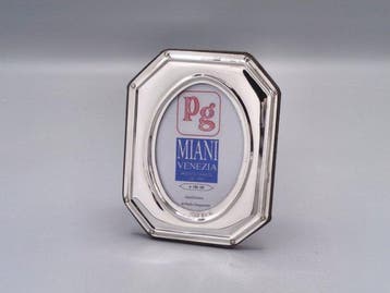 PG-Miani Argenteria - Cadre photo - Argent 925 - ovale, Antiquités & Art