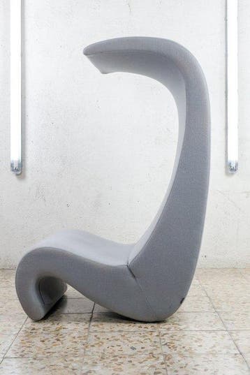 Vitra - Verner Panton - Fauteuil - Amoebe Highback - Wol -