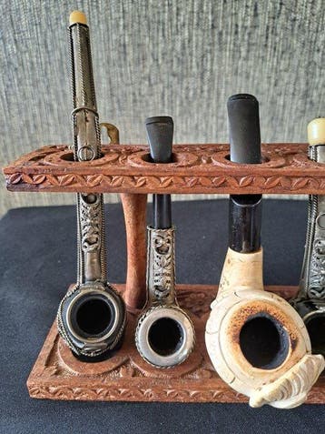 Sahin - Sans prix de réserve - Pipe en écume de mer - bois,, Collections