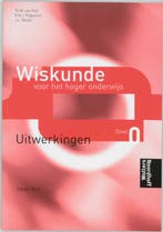 Wiskunde HO 0 - uitwerkingen 9789001033392 Th.M. van Pelt, Verzenden, Th.M. van Pelt