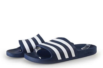 Adidas Slippers in maat 47 Blauw, Kleding | Heren, Schoenen, Slippers, Zo goed als nieuw, Adidas, Verzenden