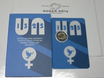 2 Euro 2022 Malta Frauenwahlrecht im Originalblister Coin..., Verzenden, België