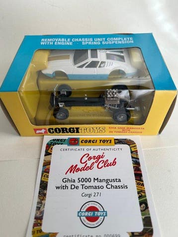 Corgi 1:43 - Modelauto - Ghia 5000 Mangusta with De Tomaso, Nieuw