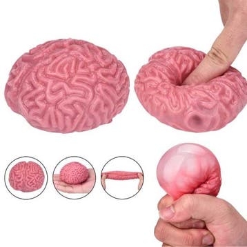 Siliconen Kunst Hersenen - Fidget Anti Stress Pop It Zacht, Verzenden, Nieuw