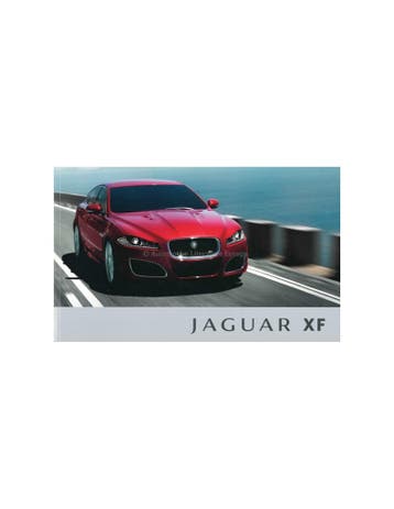 2012 JAGUAR XF BROCHURE NEDERLANDS, Livres