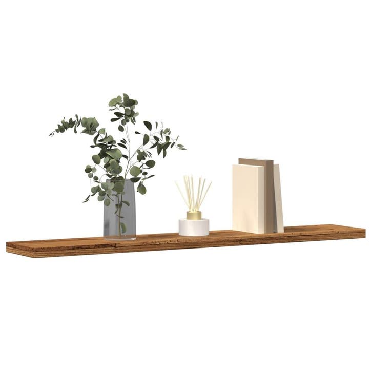 vidaXL Wandschappen 4 st 60x20x1,5 cm bewerkt hout oud, Huis en Inrichting, Woonaccessoires | Wandplanken en Boekenplanken, Nieuw