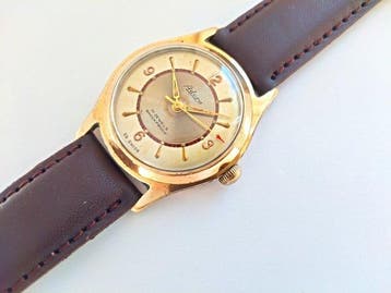Adora - mens gold plated Ebauche Suisse - Zonder, Nieuw