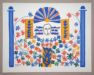Henri Matisse (1869-1954) - Apollo - Lithograph signed &