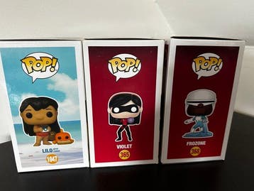 Funko - Funko Pop - Disney Lot - Lilo with Pudge; Violet;