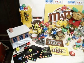 Collectie merkartikelen - Verzameling merchandise - M&Ms