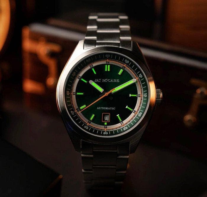 James McCabe - Automatic - Scrambler - Seiko Cal. - NEW -, Handtassen en Accessoires, Horloges | Heren
