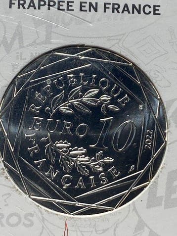 Frankrijk. 10 Euro 2022 (Zonder minimumprijs)