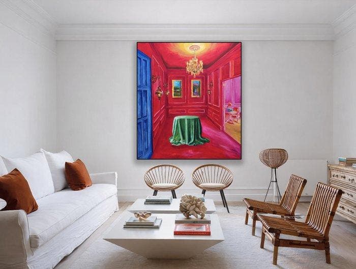 B. Morah - Private Room 3 XXL, Antiek en Kunst, Kunst | Schilderijen | Modern