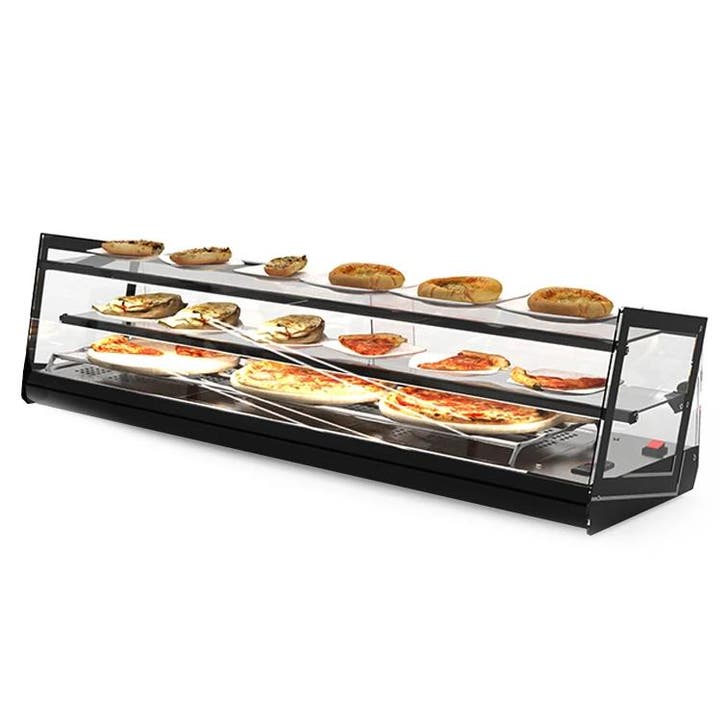 Verwarmde Tapasvitrine | KUBE | Zwart | 60°C/70°C |, Zakelijke goederen, Horeca | Keukenapparatuur, Nieuw in verpakking, Verzenden